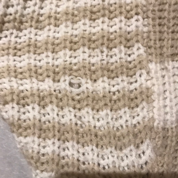 Cream and Tan Jessica Simpson Sweater - Picture 4 of 7